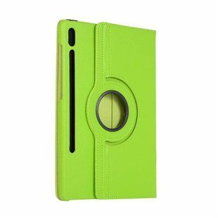Кожаный чехол книжка 360 для Samsung Galaxy Tab S9 Plus (12.4") / зеленый 091139 фото