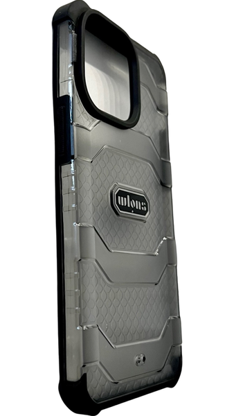 TPU чохол Military Grade на iPhone 14 Pro Max (на айфон 14 про макс) чорний 086410 фото