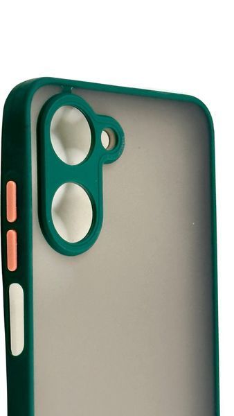 TPU чохол накладка Matte Color Case для Realme 10 4G темно-зелений 92646 фото