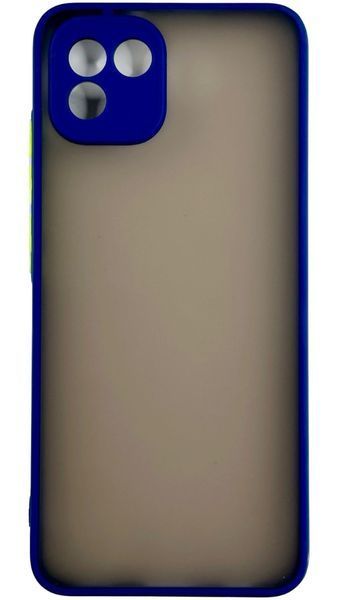 TPU чохол накладка Matte Color Case для Samsung Galaxy A03 синій 092596 фото