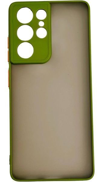 TPU чохол накладка Matte Color Case для Samsung Galaxy S21 Ultra світло-зелений 092196 фото
