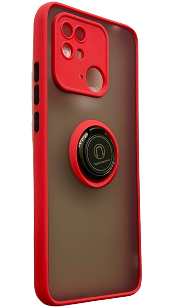 Чохол Matte Ring Magnit для Xiaomi Poco C40 (на поко ц40) червоний 086362 фото