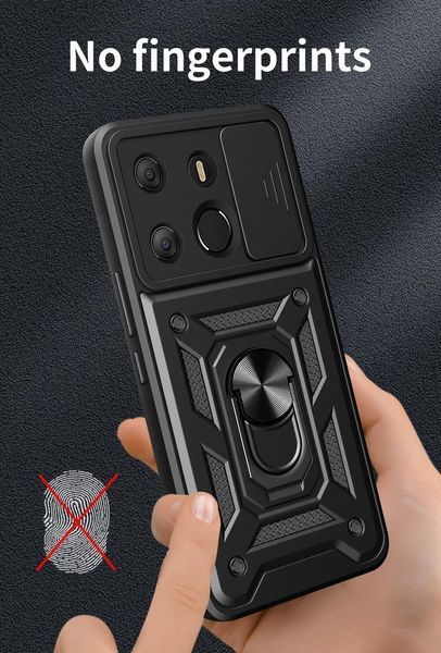 PC + TPU чохол Camshield armor для Tecno Spark Go 2023 / синій 089285 фото