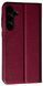 Шкіряний чохол книжка Fibra case на Samsung Galaxy A17 (5G) / bordo 203885 фото 2