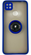TPU чохол накладка Matte Ring Magnit для Xiaomi Redmi 10A (наредмі 10а) синій 085628 фото 1