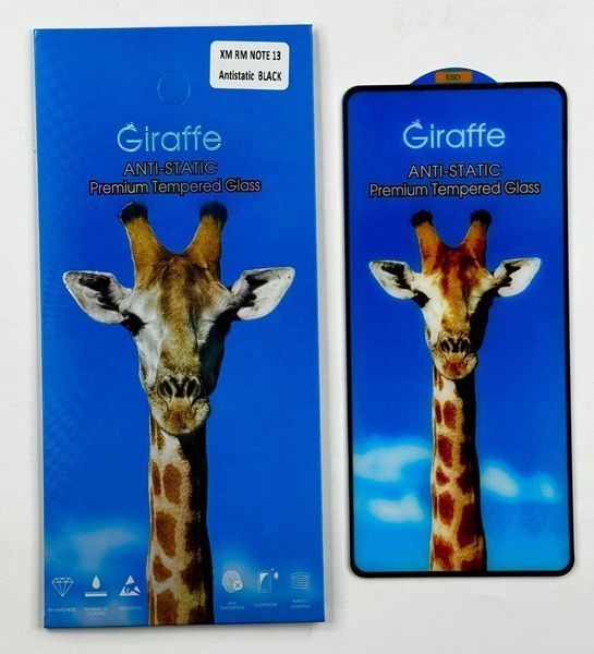 Защитное стекло Giraffe на Xiaomi Redmi Note 13 4G черный 095728 фото