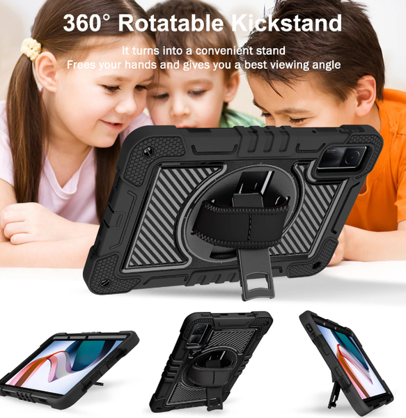 Чохол Carbon Armor Cover Tablet на планшет Xiaomi Redmi Pad (10.61") / чорний 089939 фото