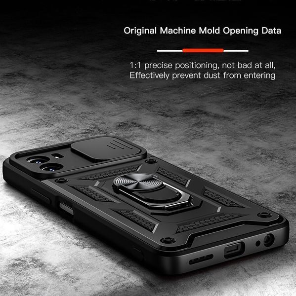 PC + TPU чохол Camshield armor для Vivo Y15s / червоний 89487 фото