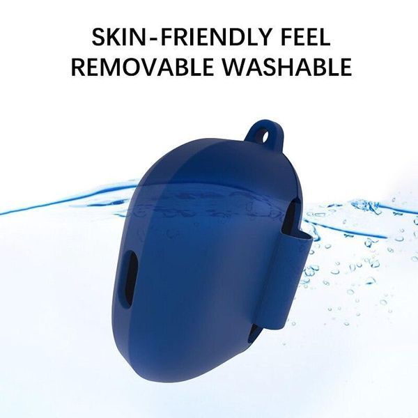 Силіконовий чохол із карабіном для JBL Tune 120 зелений 90989 фото