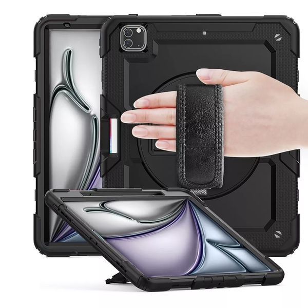 PC + TPU чехол Armor Cover Tablet на iPad Pro 13 (2024) / черный 097532 фото