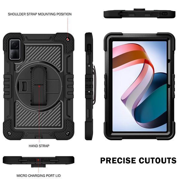 Чохол Carbon Armor Cover Tablet на планшет Xiaomi Redmi Pad (10.61") / чорний 089939 фото
