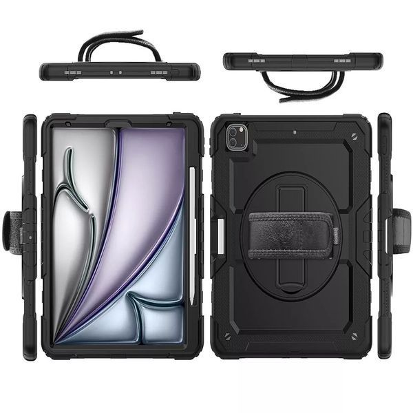 PC + TPU чехол Armor Cover Tablet на iPad Pro 13 (2024) / черный 097532 фото
