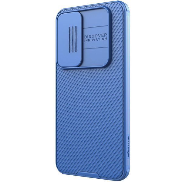 Чехол CamShield Pro Case Nillkin на Samsung Galaxy S24 FE / синий 097744 фото