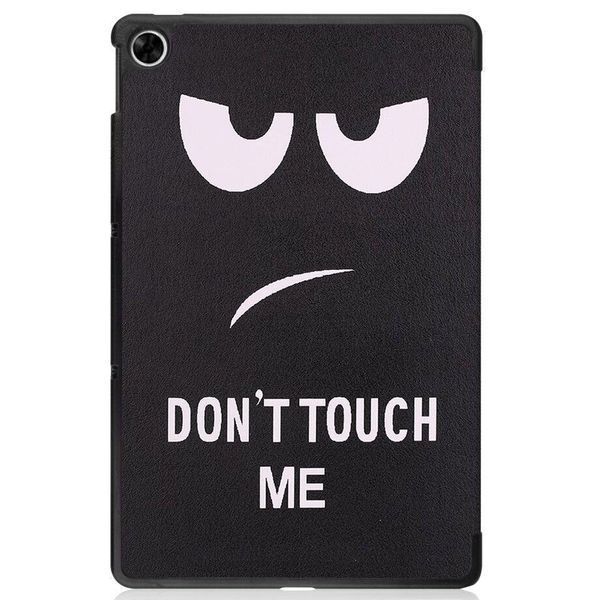 Кожаный чехол книжка Crazy Horse для Realme Pad 10.4" / dont touch 097711 фото