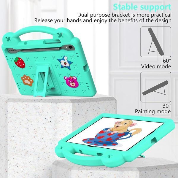 Чохол Junior Case Tablet на планшет Samsung Galaxy Tab S8 Plus / Tab S7 FE (12.4") / бірюзовий 099006 фото