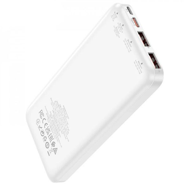 Повербанк Power Bank HOCO J101 Astute 22.5W 10000mAh белый 093226 фото