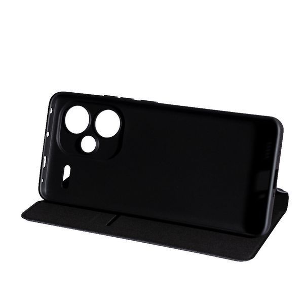 Кожаный чехол книжка Fibra case на Xiaomi Redmi Note 13 Pro Plus (5G) / фиолетовый 095883 фото