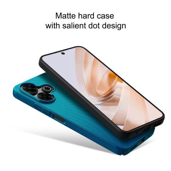 Чехол Nillkin Super Frosted Shield на Xiaomi Redmi 13 4G синий 097490 фото