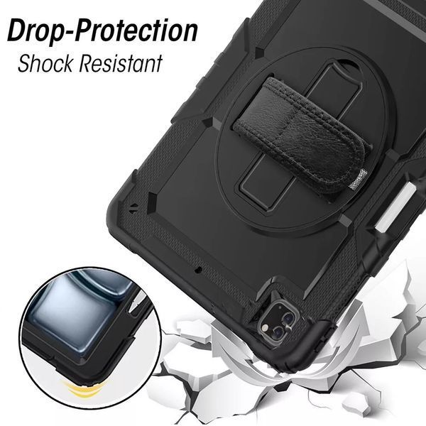 PC + TPU чехол Armor Cover Tablet на iPad Pro 13 (2024) / черный 097532 фото