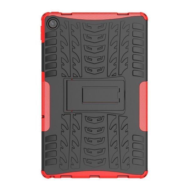 PC + TPU чехол Armor на Lenovo Tab M10 Plus (3 Gen) красный 093363 фото