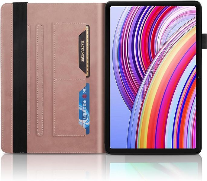 Чохол книжка Wood book на планшет Xiaomi Redmi Pad 2 (11") / рожевий 099985 фото