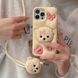 Силіконовий 3D чохол Cute Poodle для iPhone 11/ молочний 099459 фото 2