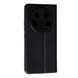 Шкіряний чохол книжка Fibra case на Xiaomi 14 Ultra / чорний 097021 фото 2