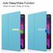 Шкіряний чохол книжка Crazy Horse для Lenovo Yoga Tab 11 блакитний 093964 фото 2