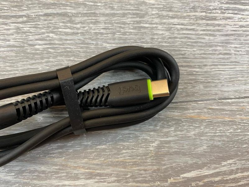 USB-кабель Budi на Type-C to Type-C (2.4 А) 1,2m чорний 83719 фото