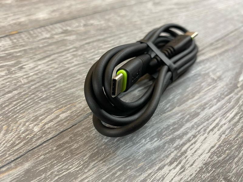 USB-кабель Budi на Type-C to Type-C (2.4 А) 1,2m чорний 83719 фото