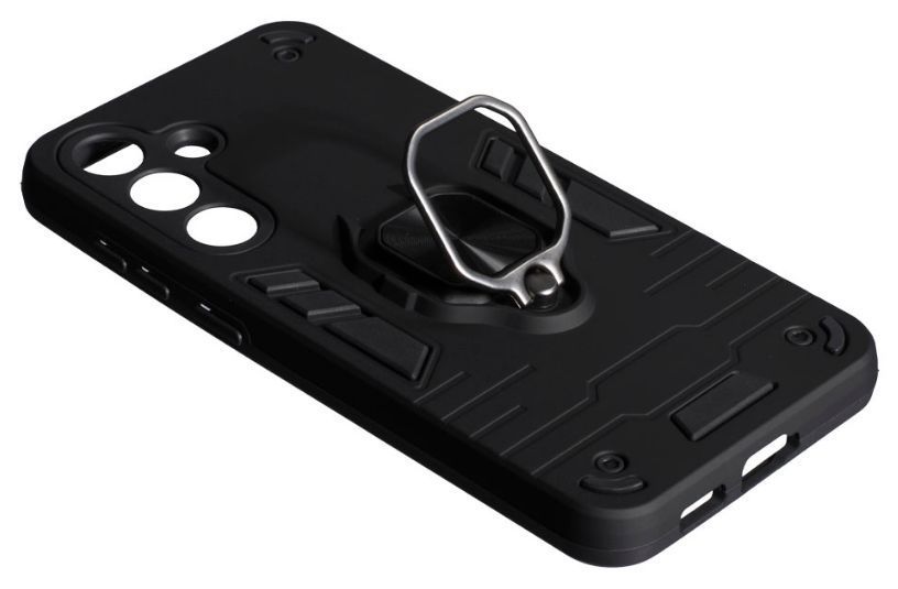 PC + TPU чехол New Transformer для Samsung Galaxy S25 FE / черный 204017 фото