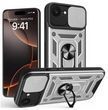 PC + TPU чехол Camshield Armor для iPhone 17E / серебристый