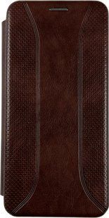 Чохол книжка Perforation book для Samsung Galaxy A04E (на самсунг а04е) темно-коричневий 087516 фото
