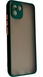 TPU чохол накладка Matte Color Case для Samsung Galaxy A03 темно-зелений 092597 фото