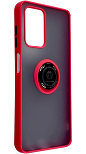 TPU чохол накладка Matte Ring Magnit для ZTE Blade A72 червоний 90635 фото