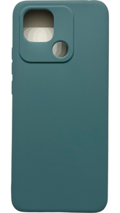Чехол силиконовый Candy для Xiaomi Redmi 10C (на сяоми 10ц) серо-голубой 086117 фото