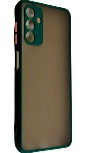 TPU чохол накладка Matte Color Case для Samsung Galaxy A04S темно-зелений 092497 фото