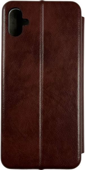 Чохол книжка Perforation book для Samsung Galaxy A04E (на самсунг а04е) темно-коричневий 087516 фото