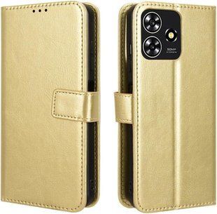 Чохол книжка Book case для ZTE Blade V50 Design золотистий 094919 фото