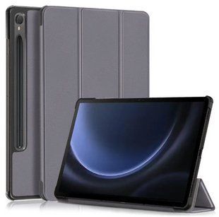 Чохол книжка Crazy Horse для Samsung Galaxy Tab S10 FE (10.9") / сірий 202784 фото