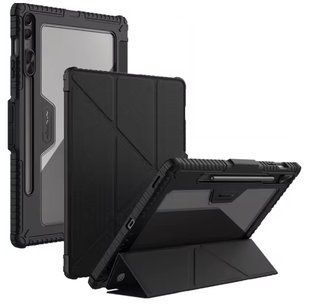 Чохол книжка Nillkin Bumper Leather Case Pro на Samsung Galaxy Tab S9 Plus (12.4") / чорний 099998 фото