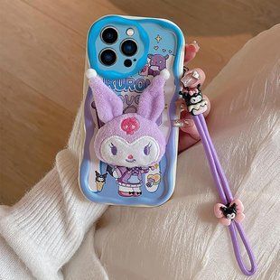 Чехол резиновый Toy case на iPhone 15 Pro Max / Kuromi 098304 фото
