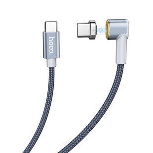 USB кабель Hoco U40C Angled Magnetic Type-C Cable 87W (1.8m) 16474 фото