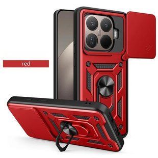 PC + TPU чехол Camshield armor для Xiaomi 15T Pro / красный 100675 фото