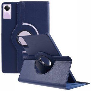 Кожаный чехол книжка 360 на Xiaomi Redmi Pad SE (11") / синий 093009 фото