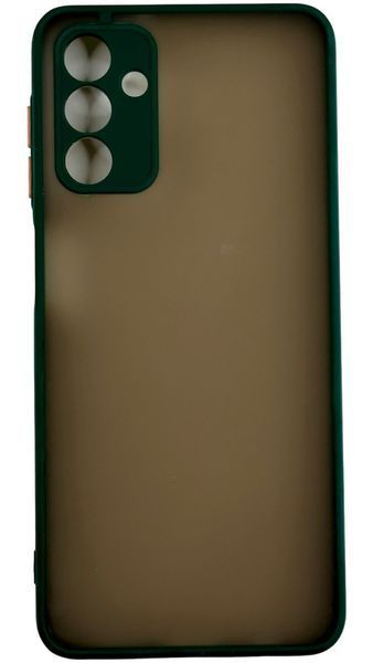 TPU чохол накладка Matte Color Case для Samsung Galaxy A04S темно-зелений 092497 фото