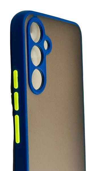 TPU чохол накладка Matte Color Case для Samsung Galaxy A54 синій 092447 фото