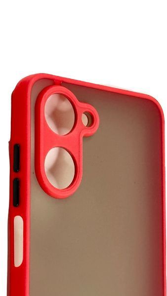 TPU чохол накладка Matte Color Case для Realme 10 4G червоний 92647 фото