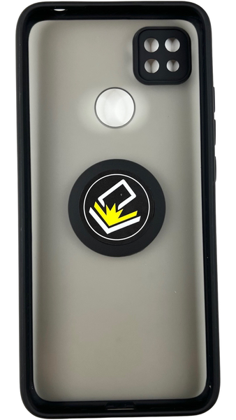 TPU чохол накладка Matte Ring Magnit для Xiaomi Redmi 10A (наредмі 10а) чорний 085629 фото