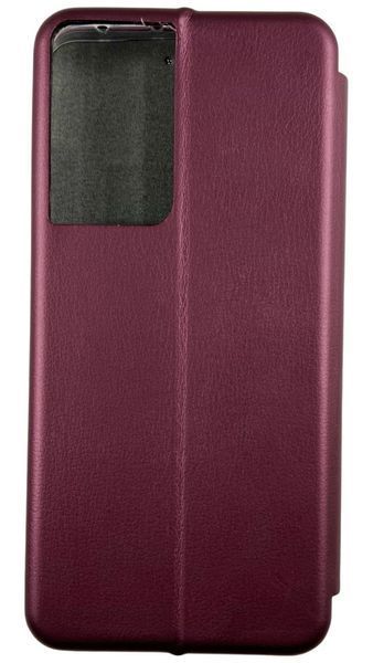 Чохол книжка Elegant book для Samsung Galaxy S21 Ultra / бордовий 093023 фото